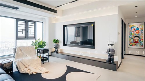 长沙深业沙河-146m²黑白灰·湖南极刻美家全屋整装
