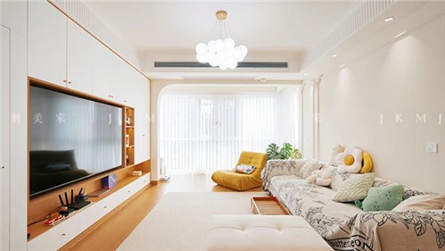 长沙学林西岸-114m²奶油原木·全屋整装