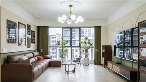 湖南长沙-蓉国新赋146m²中古风‖全屋整装